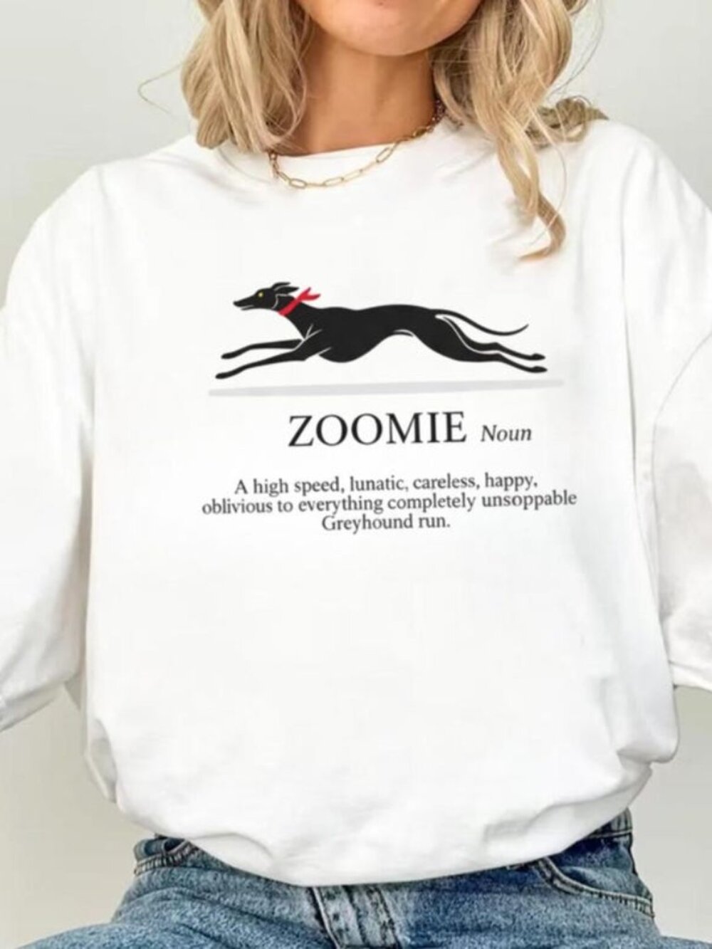 Whippet Shirt, Funny Zoomie Definition Tee